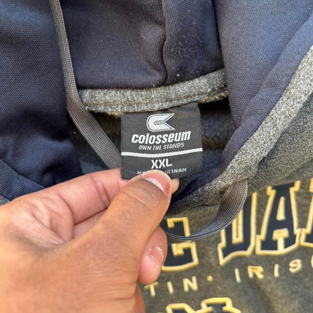 y2k vintage notre dame hoodie - Picture 3 of 3